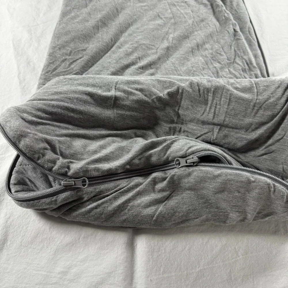 Mosebears 2.5 TOG Baby‎ 0-6 Months Gray Bamboo Sleep Sack Wearable Blanket